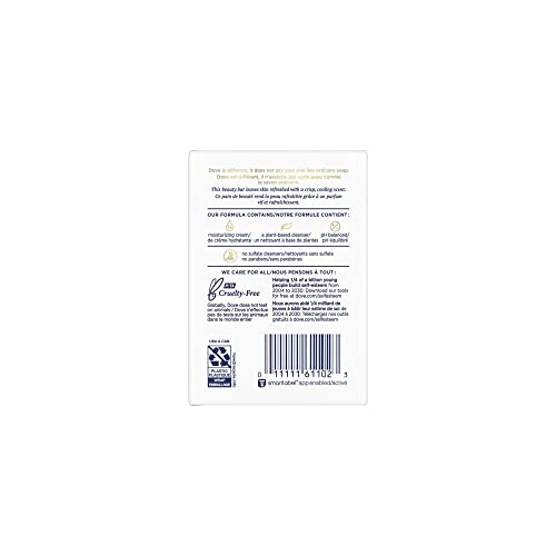 Dove Go Fresh Beauty Bar, Cool Moisture, 4 oz bars, 6 ea (Pack of 2)