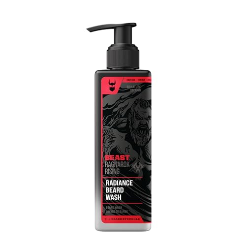 The Beard Struggle Eddie Hall Beast Line Beard Wash ? Ragnarok Rising Signature Edition ? Deep Cleansing Beard Shampoo for Men ? Hydrates & Strengthens with Legendary Scent - 8 fl oz