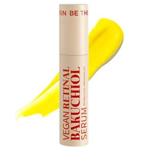 BE THE SKIN Vegan Retinal Bakuchiol Serum - Anti Aging Face Serum for Lines, Wrinkles, Pores - Gentle Skincare for Day & Night - Hypoallergenic, Korean Skincare, 0.68 oz.