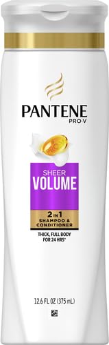 Pantene Pro-V Sheer Volume 2-in-1 Shampoo & Conditioner, 12.6 oz