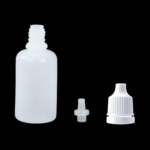 7-Pack 20ml Plastic Dropper Bottles with Childproof Cap