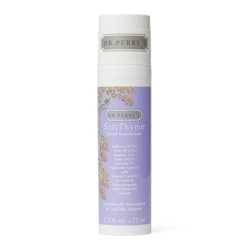 Dr. Perry's SoftThyme Facial Moisturizer with Natural Oils and Ceramides, 2.5 Fl Oz