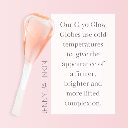 Jenny Patinkin Luxury Ice Globes for Face | 2 Pcs Facial Ice Roller for Face Women | Cooling Skin Care Tool for Facials | Facial Tools to Tighten | Reduce Puffiness & Redness.