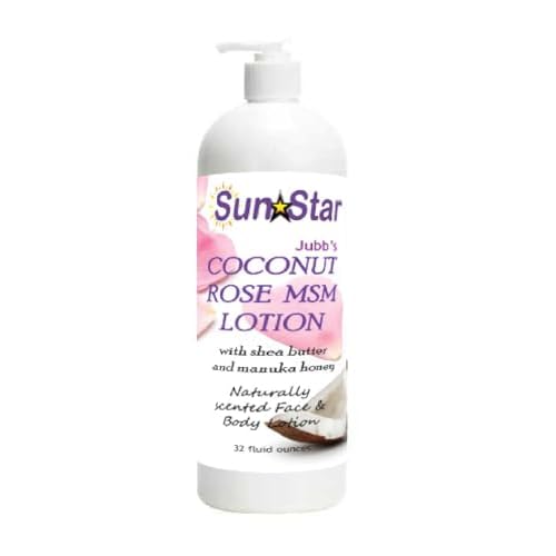 MSM Lotion - Coconut Rose, 32oz