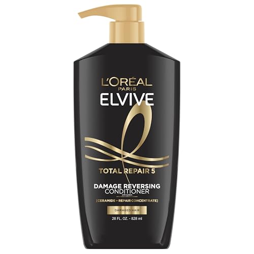 L'Oreal Paris Elvive Total Repair 5 Conditioner for Damaged Hair, 28 fl oz
