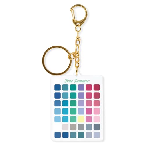 Seasons Color Analysis Swatch Keychain | Personal Styling Palette