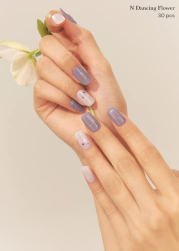 ohora Semi Cured Gel Nail Strips - 30 Wraps, UV/LED Cure, Salon-Quality