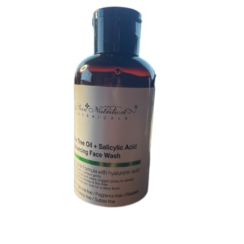 Skin Nutrition Botanicals Tea Tree Oil & Salicylic Acid Balancing Face Wash, 1 oz.