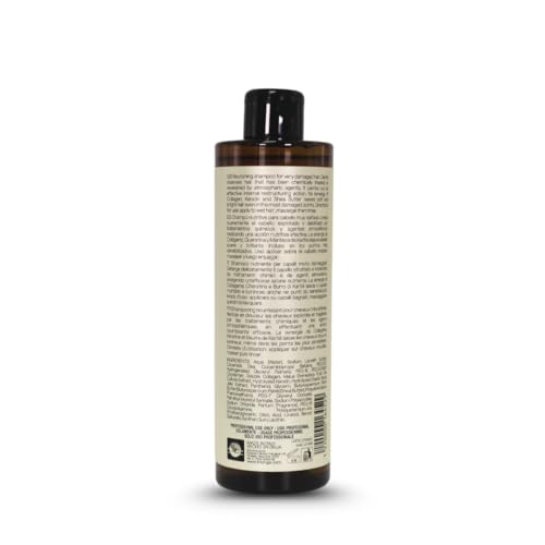 Linange Emergency Reconstruction Shampoo & Mask Set for Damaged Hair, 2 x 16.9 oz