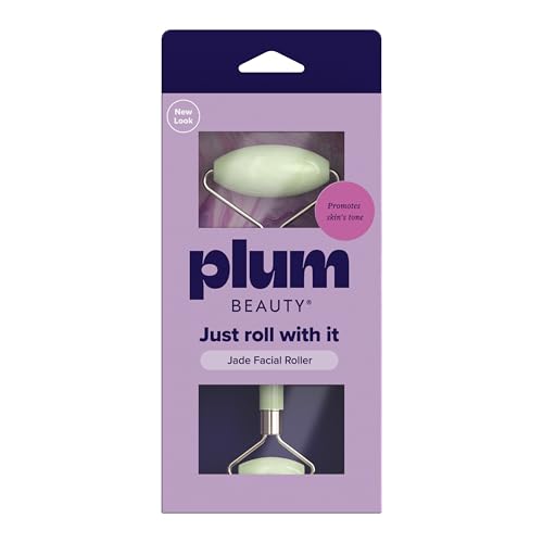 Plum Beauty Jade Roller - Face Massage Tool for Lifting & Drainage