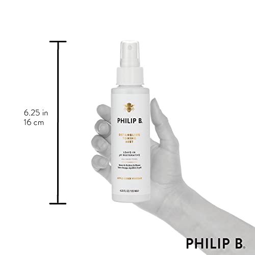 Philip B Detangling Toning Mist - Weightless Hair Spray for Frizz & Shine, 4.23 fl oz