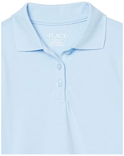 The Children's Place girls Short Sleeve Pique School Uniform Polo Shirt, Daybreak Single, X-Small US