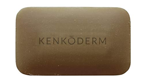 Kenkoderm Psoriasis Dead Sea Mud Soap with Argan Oil & Shea Butter, 4.25 oz, 1 Bar, Dermatologist Developed Skin Care for Soothing & Moisturizing Psoriasis Eczema & Rosacea, Fragrance & Color Free