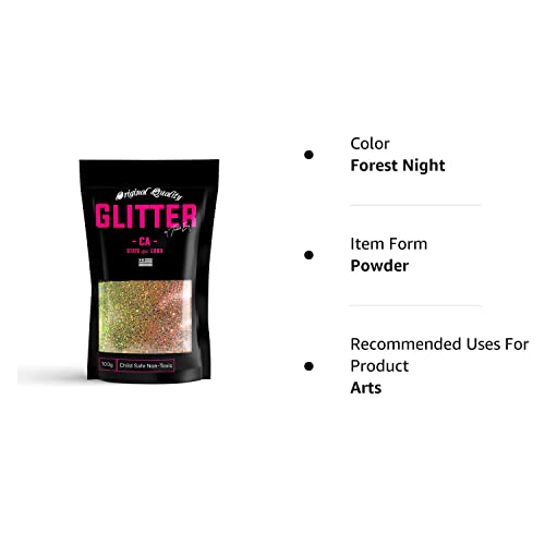 Forest Night MultiColor Colorshift Chameleon Glitter