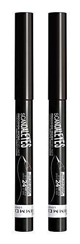 Rimmel Scandaleyes Thick & Thin Eyeliner, Waterproof Black Liner
