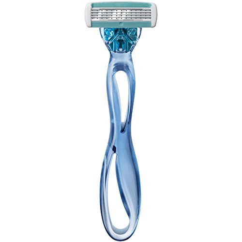 BIC Soleil Bella Click Women's 4-Blade Disposable Razor, 1 Handle and 4 Cartridges (Pack of 3)