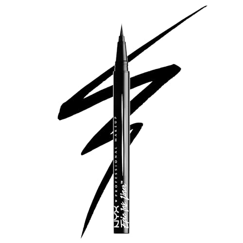 Waterproof Matte Liquid Eyeliner - Black, Vegan, Precise Tip - Variation 01 Black