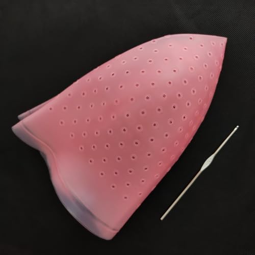 Silicone Hair Highlighting Cap Kit with Hook & Brushes