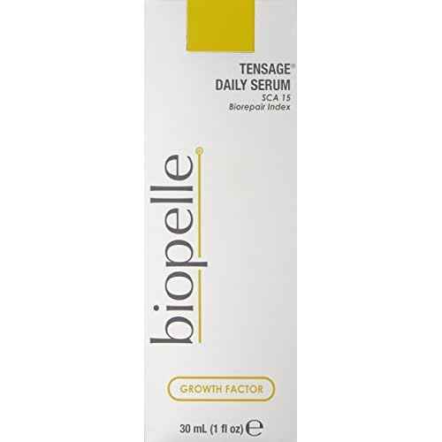 Biopelle Tensage Growth Factor Daily Facial Serum with SCA 15 Biorepair Index, Snail Mucin Serum for Face with Niacinamide, Hyaluronic Acid, and Antioxidants, 1 Oz