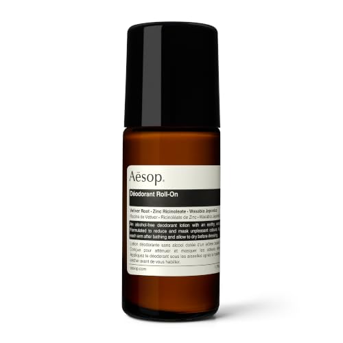 Aesop Vetiver Deodorant Roll-On - Alcohol-Free Essential Oil, 1.7oz