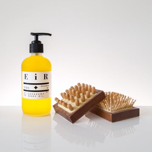 EiR NYC Savasana Body Oil | Luxurious Moisturizer Intense Hydration with Jojoba, Olive, Coconut Oil, Arnica, Calendula, Lavender, Vetiver & Ylang Ylang All-Purpose Oil Leaves Skin Supple, Smooth 8oz