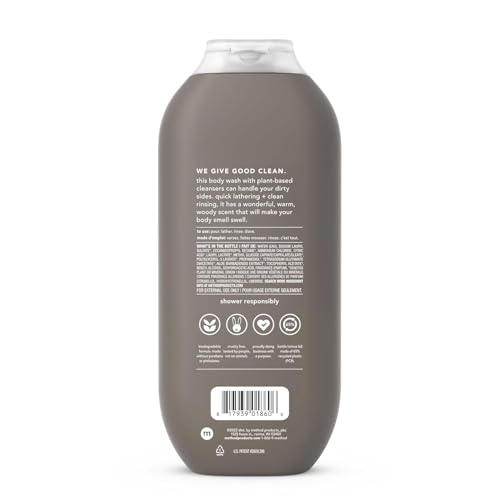 Method Men Body Wash,Cedar + Cypress,Paraben and Phthalate Free,18 FL Oz,(Pack of 6)