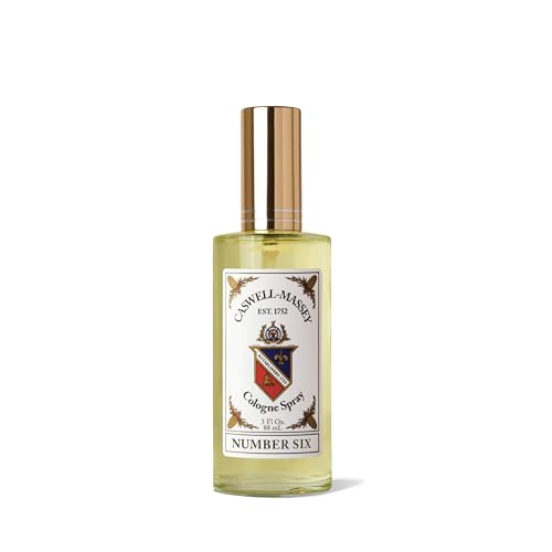 Caswell-Massey Number Six Gold Cap Cologne, 3 Fl Oz