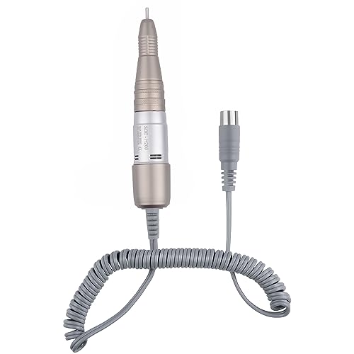 Electric Nail Art Drill Pen 35000RPM Handle Grinder Chuck 2.35mm/3.0mm/3.175mm Manicure Pedicure Tool Nail Drill Accessories (SDE-H200)