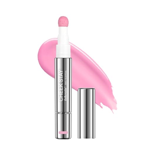 Liquid Blush for cheeks, High Pigment Buildable Long Lasting Blush Cream for radiant flushed cheeks, Natural Dewy Finish (#1 Pastel pink, 1 PC)