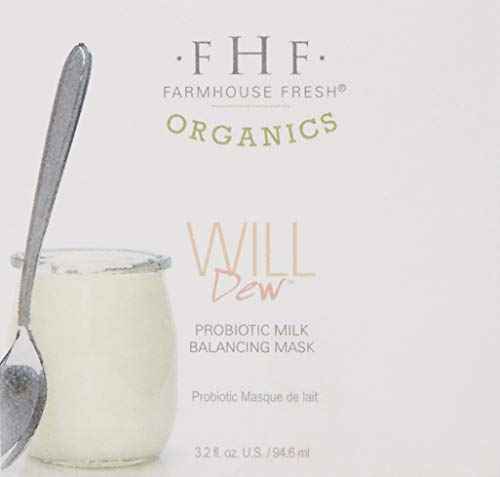 FarmHouse Fresh Will Dew Probiotic Milk Balancing Mask, 3.2 Fl Oz