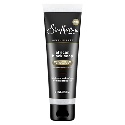 SheaMoisture African Black Soap Facial Wash & Scrub 4 oz