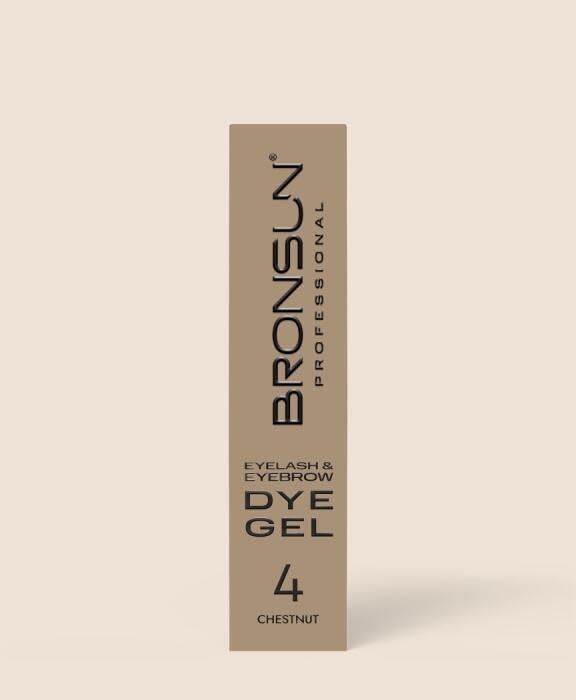 Bronsun Chestnut Hair Dye Gel, Ammonia-Free, Long-Lasting Color
