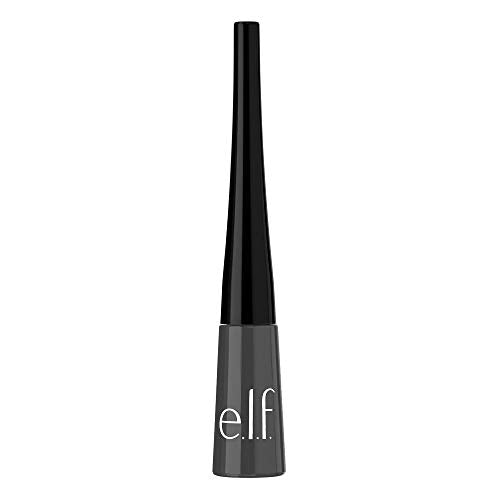 e.l.f. Liquid Eyeliner Charcoal - Extra-Fine Brush Tip