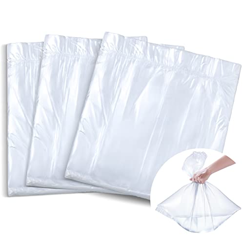 100 Disposable Foot Bath Liners - Durable Plastic Pedicure Bags, 25 x 23 Inches