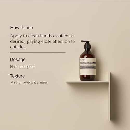 Aesop Resurrection Aromatique Hand Balm | Rich, Moisturizing Balm for Hands and Cuticles | Fragrant Botanicals and Skin-Softening Emollients | 16.9 oz