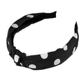 VOCOSTE Polka Dot Knotted Headband - Non-Slip Wide