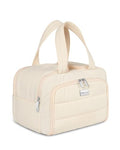 TOPDesign Travel Toiletry Bag for Women, Large Puffer Makeup Organizer