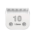 Size 10 Clipper Blade Dog Grooming Fits for Most Andis dog clippers, Wahl KM Series and Oster A5, 1.5mm (1/16 inch) Length