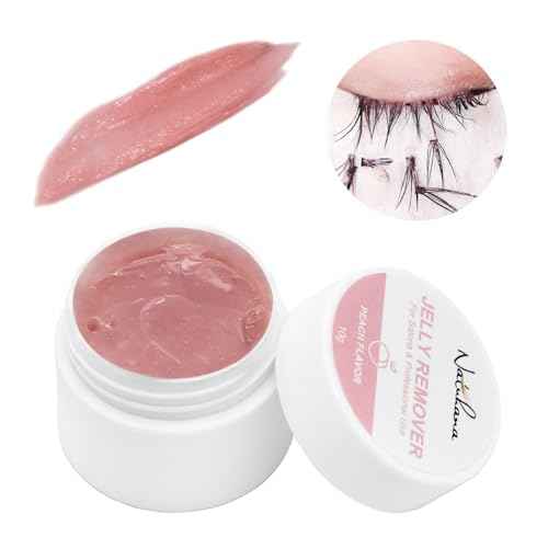 Cream Lash Remover for Eyelash Extensions Dissolves Powerful for Lashes Glue Remover Low Irritation for Sensitive Skin 10g