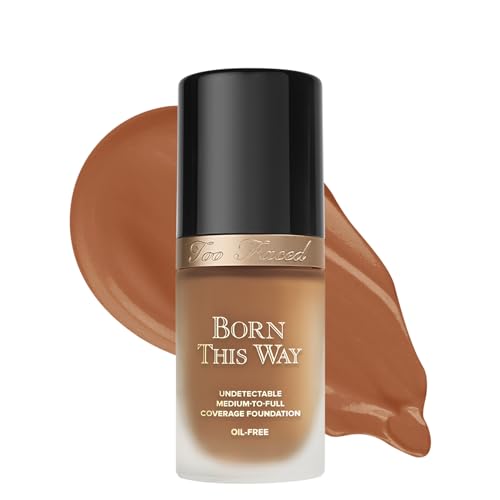 Too Faced Born This Way Natural Finish Longwear Liquid Foundation, 1.01 fl. oz., Mocha