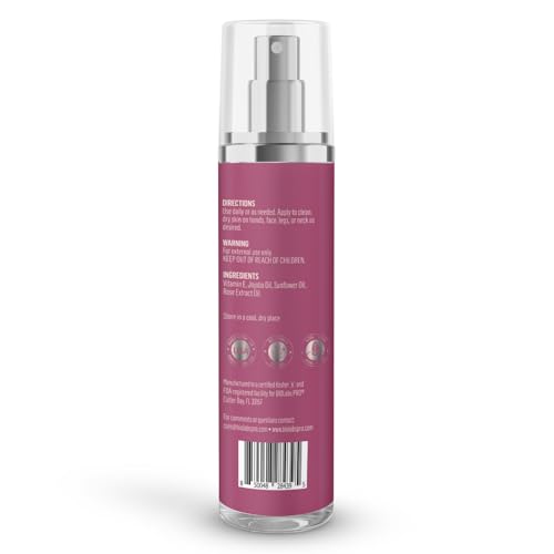 BIOBeauty Rose Oil Serum for Face with Vitamin E, Jojoba Oil & Sunflower Oil, Hydrating & Nourishing Face Oil with Rose Extract for Radiance, Paraben-Free, Non-GMO, Made in USA (1.8 oz - Radiate)
