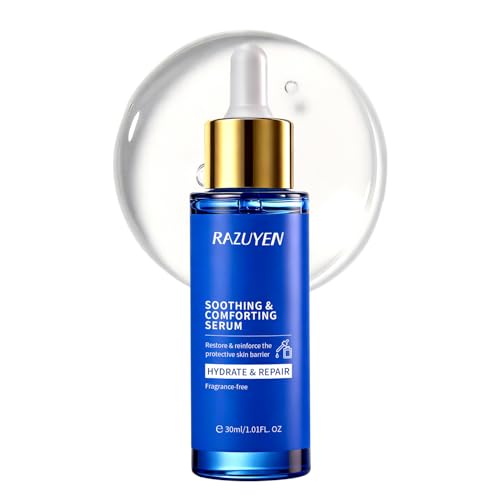 Soothing Collagen Serum for Face, Repair And Moisturize Skin, Anti Aging Face Serum for Women With Panthenol, Gentiana Scabra Root Extract, 1.01 FL OZ