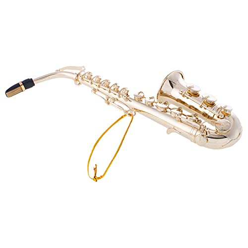 Broadway Gift Company Musical Instrument Christmas Ornament (4.5" Gold Saxophone)