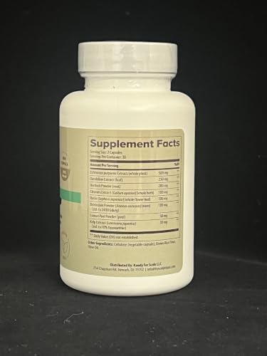 Sculptique Lymphatic Drainage Capsules with Dandelion & Echinacea - 60 Count