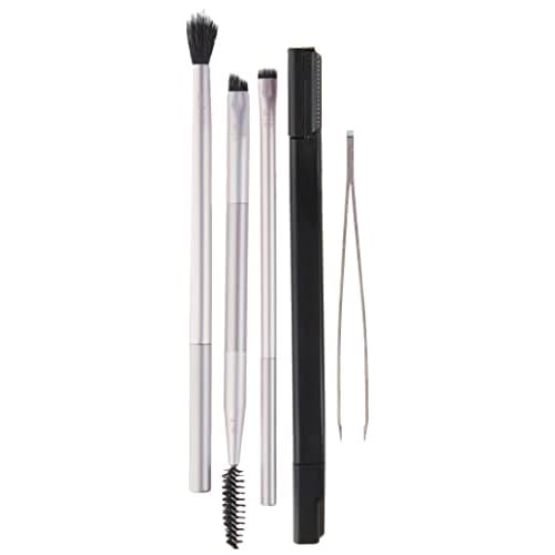 Real Techniques Limited Edition Blush, Blend, Brow Makeup Brush Set to Shape, Fill and Perfect, Mother's Day & Easter Gift, Pink, 5 Count, Perfect For Wife, Spouse, Girlfriend, and Daughter