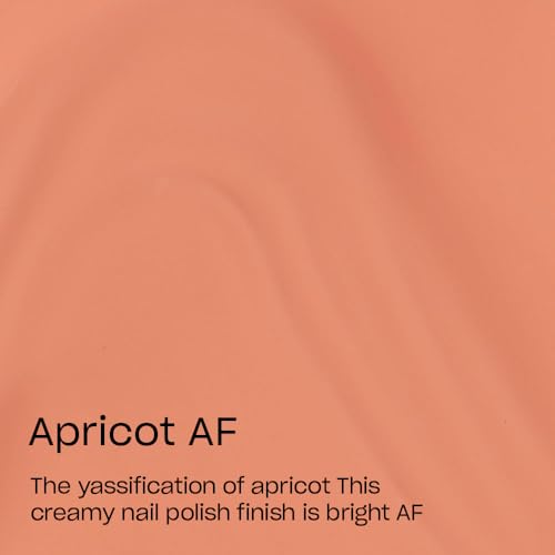 OPI Apricot AF Nail Lacquer - Bright Orange Opaque Classic Polish