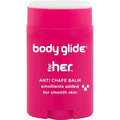 Body Glide For Her Anti Chafe Balm | Chafing stick with added emollients | Great for dry, sensitive skin and/or sensitive areas | Use on chest, bra, butt, groin, arm, and thigh chafing | 1.5oz