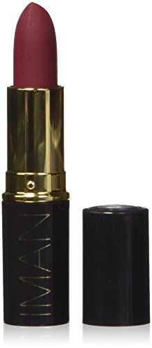 IMAN Cosmetics Moisturizing Lipstick in Drama Queen Dark Red
