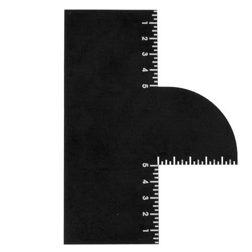 Barber Hairline Shaping Tool with Measurement Scale - Reusable