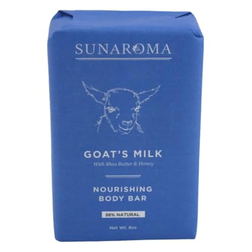 Sunaroma Conditioning Goat's Milk Soap 8 oz (Pack of 2)
